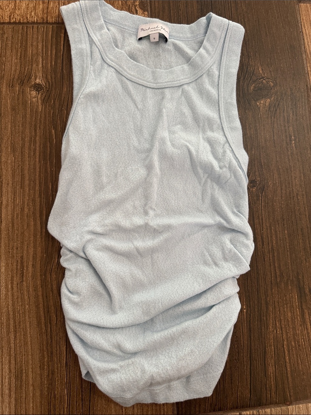 NWOT Michael Stars Pale Blue Knit Tank